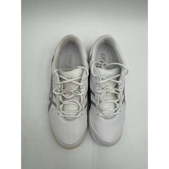 USED Asics TUMBLINA Women's Cheer Shoe White US Size 5.5 Medium NIB - Picture 6 of 11